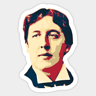 Oscar wilde Sticker